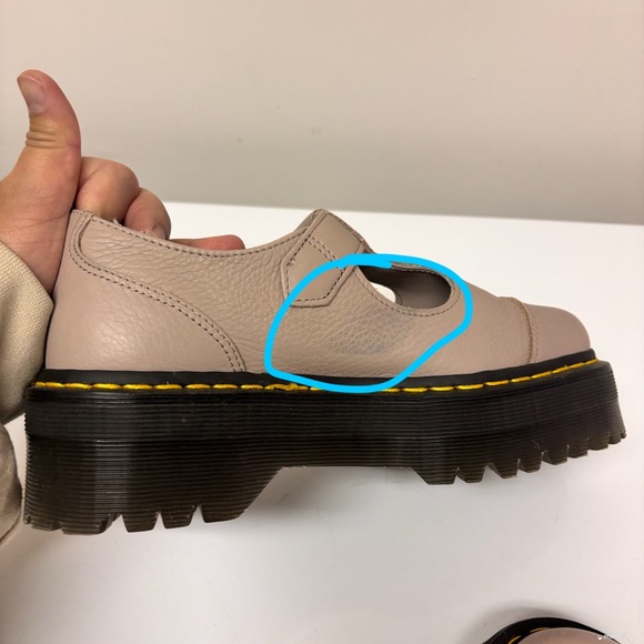 Dr. Martens Bethan Oxfords Platform Mary Jane Shoes Women’s Size 7 - Picture 10 of 12